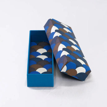 ペンケース｜青海波柄｜手染め和紙 筆箱 日本製｜幸せの文様シリーズ 小物入れ【 Fuwa Market オリジナル 】 Fuwa Market