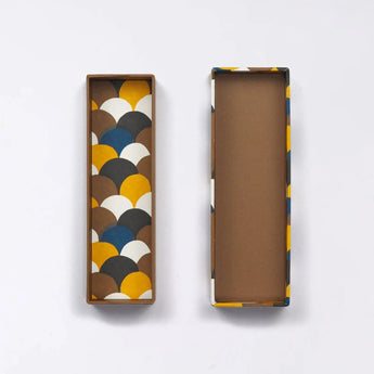 ペンケース｜青海波柄｜手染め和紙 筆箱 日本製｜幸せの文様シリーズ 小物入れ【 Fuwa Market オリジナル 】 Fuwa Market