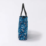 托特包（筒型）｜南天竹｜手染生地 帆布 絲100% 棉 夾層包 日本製｜京都職人手工製作 【Fuwa Market 原創商品】 Fuwa Market