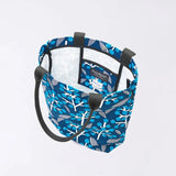 托特包（筒型）｜南天竹｜手染生地 帆布 絲100% 棉 夾層包 日本製｜京都職人手工製作 【Fuwa Market 原創商品】 Fuwa Market