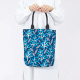 トートバッグ（縦型）｜南天柄｜手染め生地 帆布 綿100% コットン バッグ 日本製｜京都職人仕上げ 【 Fuwa Market オリジナル 】 Fuwa Market