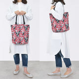 トートバッグ（縦型）｜南天柄｜手染め生地 帆布 綿100% コットン バッグ 日本製｜京都職人仕上げ 【 Fuwa Market オリジナル 】 Fuwa Market