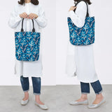 トートバッグ（縦型）｜南天柄｜手染め生地 帆布 綿100% コットン バッグ 日本製｜京都職人仕上げ 【 Fuwa Market オリジナル 】 Fuwa Market