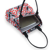 トートバッグ（縦型）｜南天柄｜手染め生地 帆布 綿100% コットン バッグ 日本製｜京都職人仕上げ 【 Fuwa Market オリジナル 】 Fuwa Market