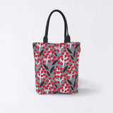 トートバッグ（縦型）｜南天柄｜手染め生地 帆布 綿100% コットン バッグ 日本製｜京都職人仕上げ 【 Fuwa Market オリジナル 】 Fuwa Market