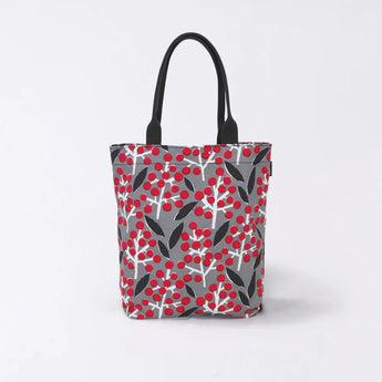 トートバッグ（縦型）｜南天柄｜手染め生地 帆布 綿100% コットン バッグ 日本製｜京都職人仕上げ 【 Fuwa Market オリジナル 】 Fuwa Market