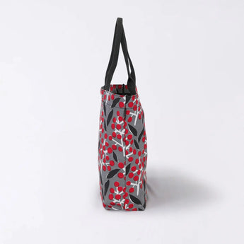 トートバッグ（縦型）｜南天柄｜手染め生地 帆布 綿100% コットン バッグ 日本製｜京都職人仕上げ 【 Fuwa Market オリジナル 】 Fuwa Market