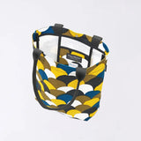 トートバッグ（縦型）｜青海波柄｜手染め生地 帆布 綿100% コットン バッグ 日本製｜京都職人仕上げ 【 Fuwa Market オリジナル 】 Fuwa Market