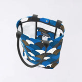 トートバッグ（縦型）｜青海波柄｜手染め生地 帆布 綿100% コットン バッグ 日本製｜京都職人仕上げ 【 Fuwa Market オリジナル 】 Fuwa Market