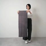 手袋 | 斜市松 黑 | 絲綿100% | 梨園染 染色 匠的技術系列 | 戶田屋商店 戶田屋商店（梨園染）