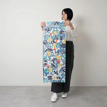 手ぬぐい | お江戸日本橋 | 綿100% | 梨園染 注染 | 戸田屋商店 戸田屋商店（梨園染）