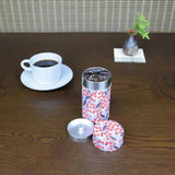 茶碗｜松竹｜手染和紙 茶筒 日本製｜幸福的紋樣系列 【 Fuwa Market 原創商品 】 Fuwa Market