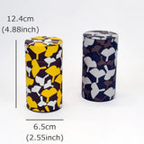 茶缶｜銀杏柄｜手染め和紙 茶筒 日本製｜幸せの文様シリーズ 【 Fuwa Market オリジナル 】 Fuwa Market