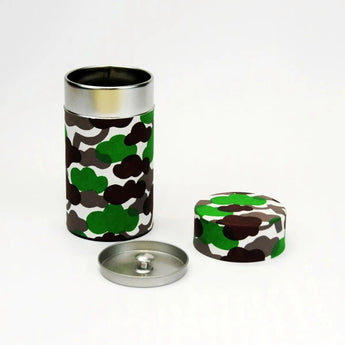 茶缶｜松柄｜手染め和紙 茶筒 日本製｜幸せの文様シリーズ 【 Fuwa Market オリジナル 】 Fuwa Market