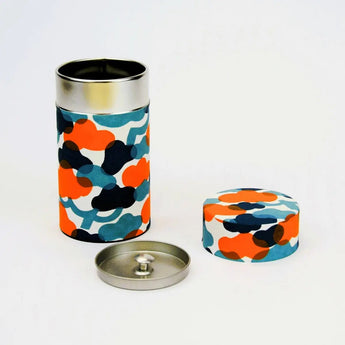 茶缶｜松柄｜手染め和紙 茶筒 日本製｜幸せの文様シリーズ 【 Fuwa Market オリジナル 】 Fuwa Market