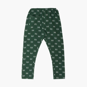 【ボトムス】久留米絣 もんぺ Butterfly グリーン S M L うなぎの寝床