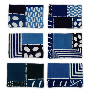 よつめ染布舎｜名刺入れ｜ 民布 Ⅱ 縹色 ｜紺 ブルー