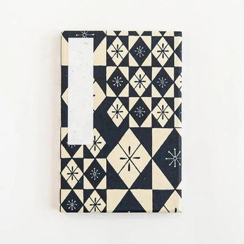 御朱印帳 | 紅紫色花紋 赤 / 青 | 千代紙 集印帳 | 鰭原(はいばら) 鰭原