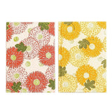 諾特 重陽桿 赤色 / 黃色 | 日本製 花桿 千代紙 筆記帳 | 俳原(はいばら) 俳原