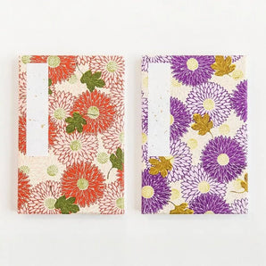 御朱印帳 | 重陽桜 赤 / 紫 | 千代紙 集印帳 | 這原（はいばら） 這原