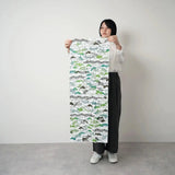 手拭 | 龍之山遊玩布 | 絲綢100% | 梨園染 注染 | 戶田屋商店 戶田屋商店（梨園染）