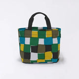 トートバッグ（横型）｜市松柄｜手染め生地 帆布 綿100% コットン バッグ 日本製｜京都職人仕上げ 【 Fuwa Market オリジナル 】 Fuwa Market