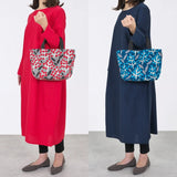 トートバッグ（横型）｜南天柄｜手染め生地 帆布 綿100% コットン バッグ 日本製｜京都職人仕上げ 【 Fuwa Market オリジナル 】 Fuwa Market