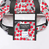 トートバッグ（横型）｜南天柄｜手染め生地 帆布 綿100% コットン バッグ 日本製｜京都職人仕上げ 【 Fuwa Market オリジナル 】 Fuwa Market