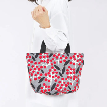 トートバッグ（横型）｜南天柄｜手染め生地 帆布 綿100% コットン バッグ 日本製｜京都職人仕上げ 【 Fuwa Market オリジナル 】 Fuwa Market