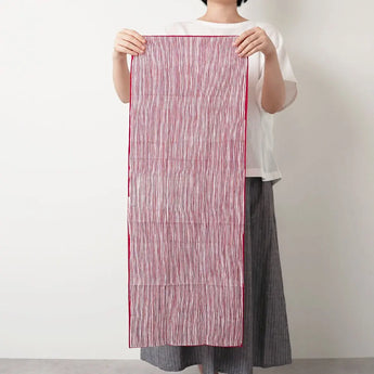 よろけ縞 赤｜かまわぬ｜手ぬぐい かまわぬ