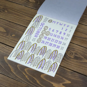 よつめ染布舎カレンダー2026｜日本の四季と日常の自然を描く一年｜よつめ染布舎 よつめ染布舎