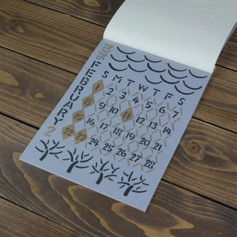 よつめ染布舎カレンダー2026｜日本の四季と日常の自然を描く一年｜よつめ染布舎 よつめ染布舎