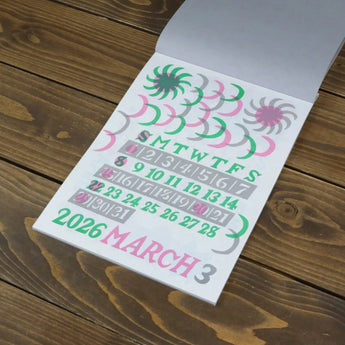 よつめ染布舫カレンダー2026｜日本的四季與日常自然描繪的一年｜よつめ染布舫 よつめ染布舫