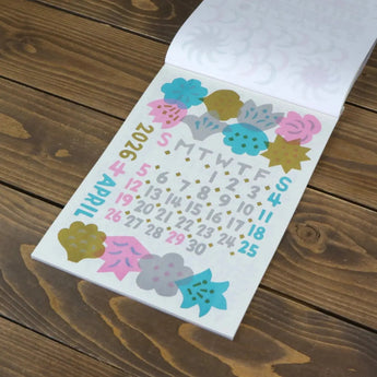 よつめ染布舫カレンダー2026｜日本的四季與日常自然描繪的一年｜よつめ染布舫 よつめ染布舫