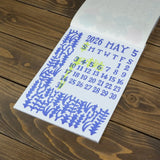 よつめ染布舎カレンダー2026｜日本の四季と日常の自然を描く一年｜よつめ染布舎 よつめ染布舎