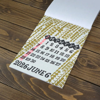 よつめ染布舎カレンダー2026｜日本の四季と日常の自然を描く一年｜よつめ染布舎 よつめ染布舎