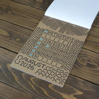 よつめ染布舫カレンダー2026｜日本的四季與日常自然描繪的一年｜よつめ染布舫 よつめ染布舫