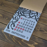 よつめ染布舫カレンダー2026｜日本的四季與日常自然描繪的一年｜よつめ染布舫 よつめ染布舫