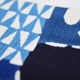 棉布染布 名刺印刷 民布 Ⅰ 紺色 紅 藍色