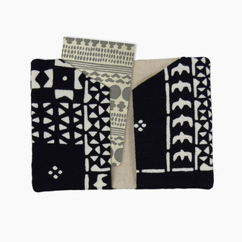 よつめ染布舎 名刺入れ  民布 青黛 紺  ネイビー 