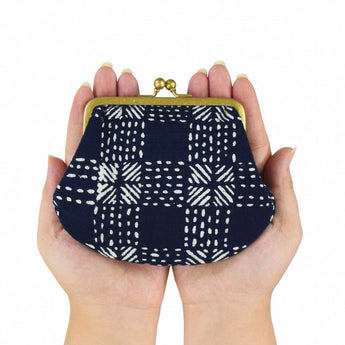 八寸染布 舌頭 SASHIKO 青藍