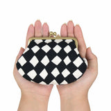 好染布 舌頭 SASHIKO 刺繡 黑色