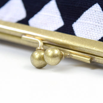 好染布 舌頭 SASHIKO 刺繡 黑色