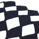 好染布 舌頭 SASHIKO 刺繡 黑色