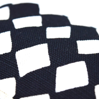 好染布 舌頭 SASHIKO 刺繡 黑色