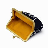 よつめ染布舎 がま口 SASHIKO 民布 青黛