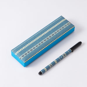 Yuzen Japanese Paper Pen Case & Pen Set B-4/No16 Japanese Pattern SHOGADO