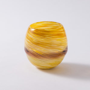 Glass | Ryukyu Glass Saturn Yellow | Okinawa Shimanone