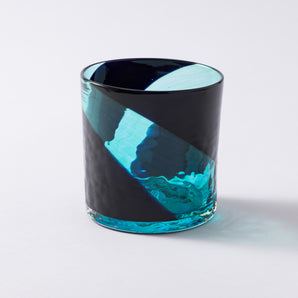 Okinawa Ryukyu Glass Glass Water (Lighthouse Light) Blue Glass Art Blue Wind