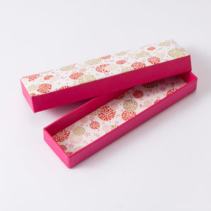 Yuzen Washi pen case & pen set P-1, No7 Japanese Pattern SHOGADO